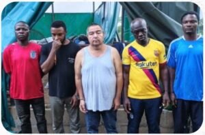 MEXICAN DRUG CARTEL’S SECRET METH FACTORY UNCOVERED IN OYO FOREST AS NDLEA ARRESTS FOREIGN EXPERT, FOUR NIGERIANS
