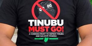 MAIDUGURI ERUPTS AGAIN: DOZENS OF YOUTHS WEAR ‘TINUBU MUST GO’ SHIRTS DAYS AFTER FIVE MEN FACE COURT OVER SAME SLOGAN